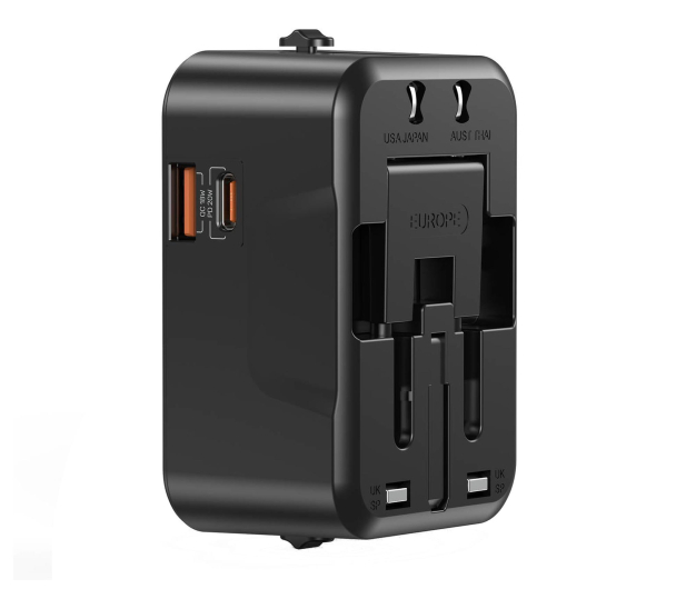 UNITEK Ładowarka podróżna EU/US/UK/AUS PD 20 W P1120ABK01 - 1337795 - zdjęcie 2